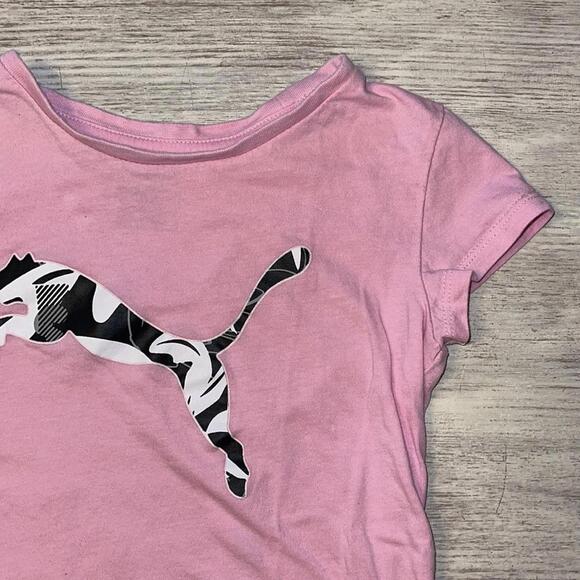 Puma Light Purplish Pink Tee Shirt - Picture 2 of 4